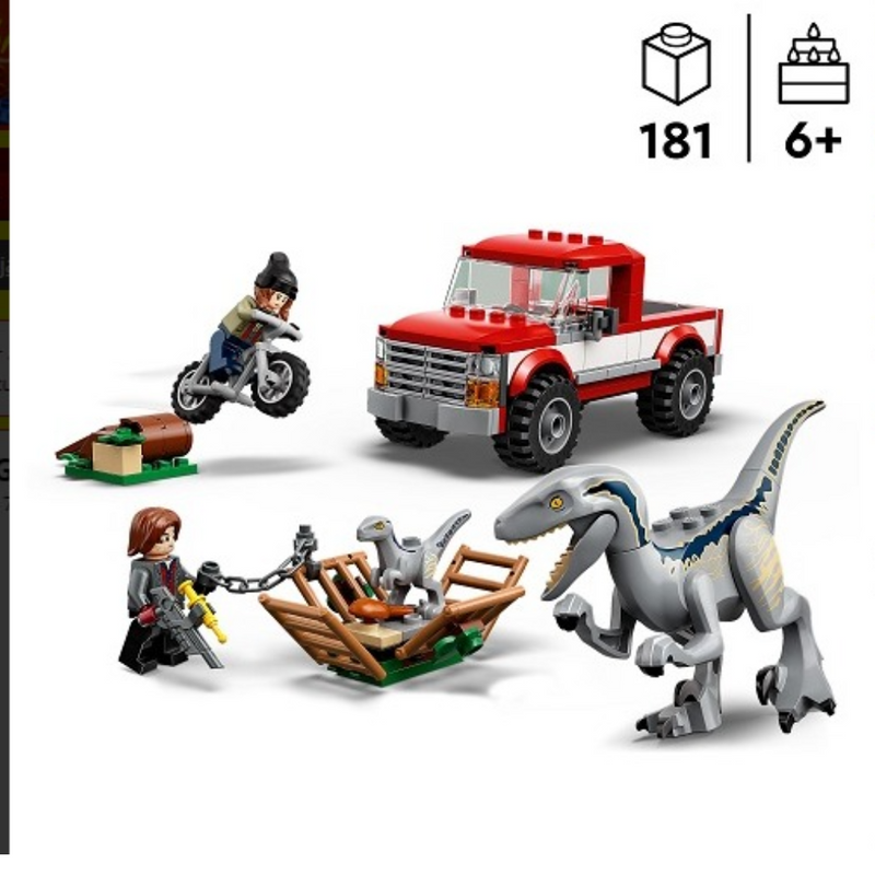 LEGO Jurassic WorldLEGO 76946 Blue & Beta Velociraptor Capture MULVEYS.IE NATIONWIDE SHIPPING