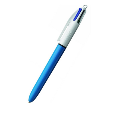 BiC 4 Colours Blue Classic Ballpoint Pen, Medium Nib, Multi Ink mulveys.ie nationwide shipping