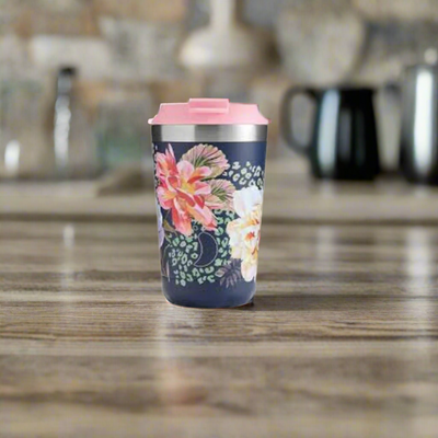 Chilly's travel cup 340ml CameliaClimbing. Mulveys.ie