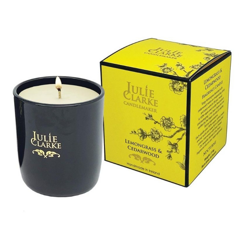 Julie Clarke Lemongrass & Cedarwood Candle 210g