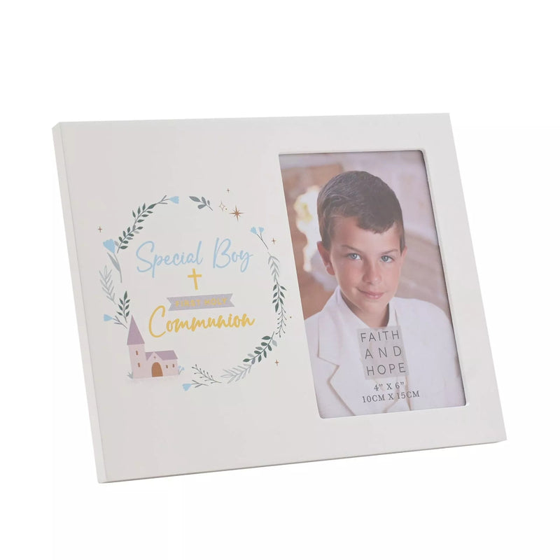 FIRST HOLY COMMUNION FRAME BOY 4X6. MULVEYS.IE