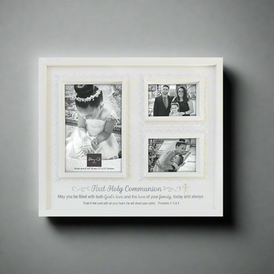 Communion Wood Photo frame. Mulveys.ie