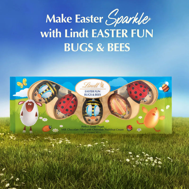 Lindt Bugs & Bees Milk Chocolate 50g. MULVEYS.IE