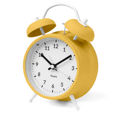 Retro alarm clock Yellow