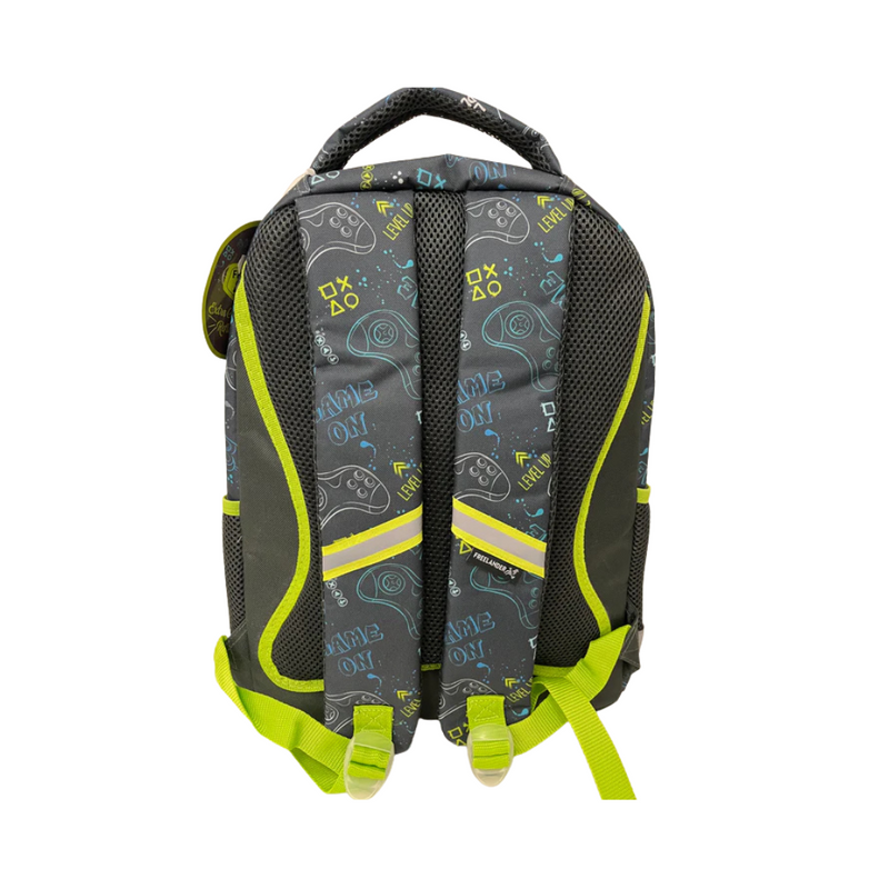Freelander Comfort and Safety Schoolbag gamer design. Mulveys.ie