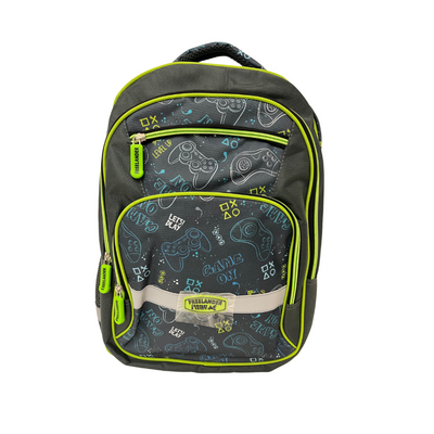 Freelander Comfort and Safety Schoolbag gamer design. Mulveys.ie