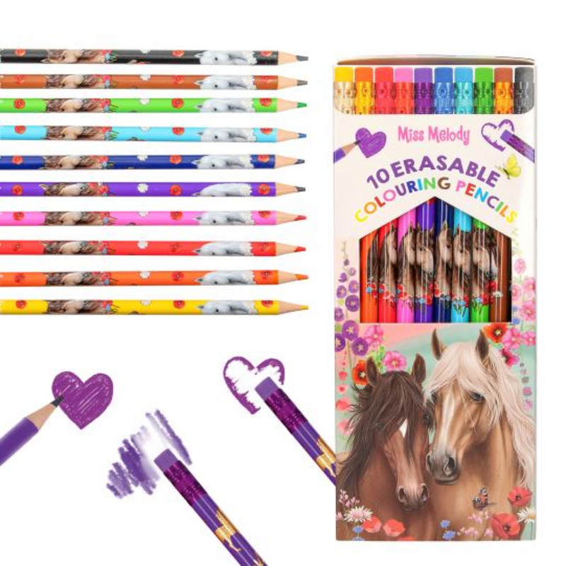 Miss Melody Erasable Colouring Pencils. Mulveys.ie
