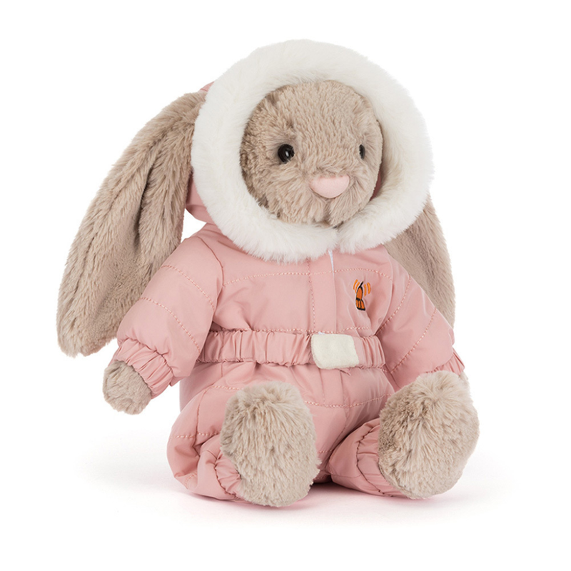 Jellycat bashful bunny in a ski suit. Mulveys.ie