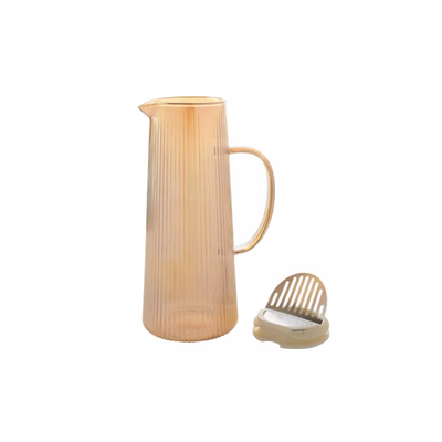 HESTIA GLASS JUG CHAMPAGNE COLOUR. Mulveys.ie