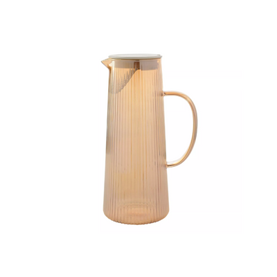 HESTIA GLASS JUG CHAMPAGNE COLOUR