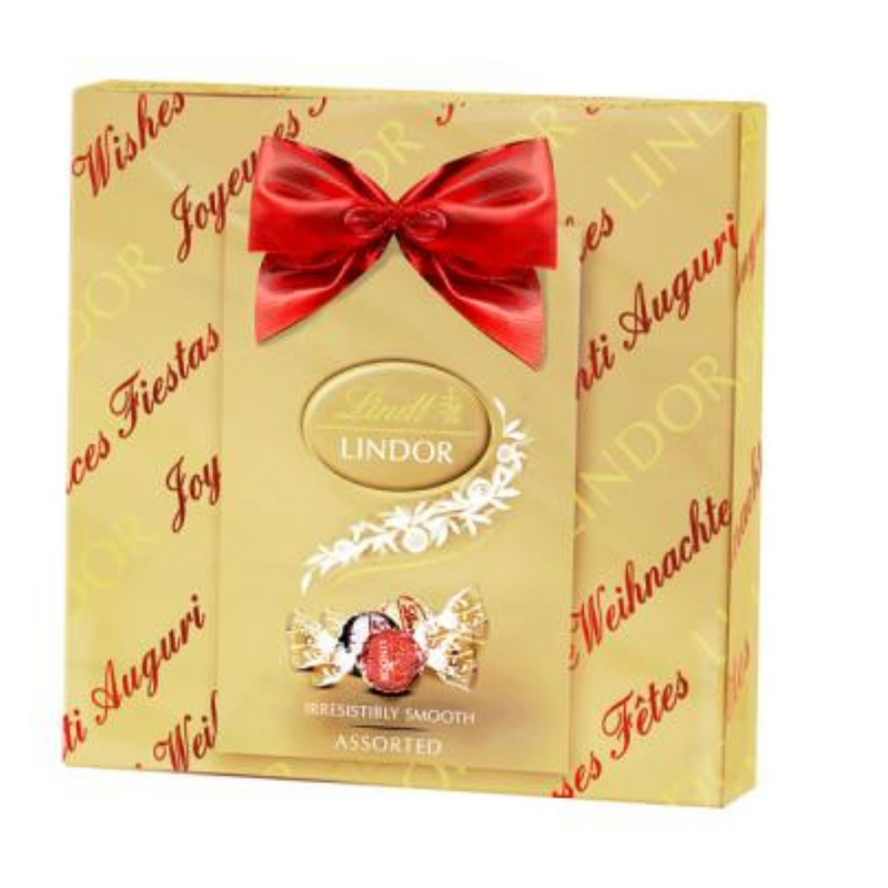 Lindt Lindor Assorted Chocolate Truffles Gift Wrapped Box 287g