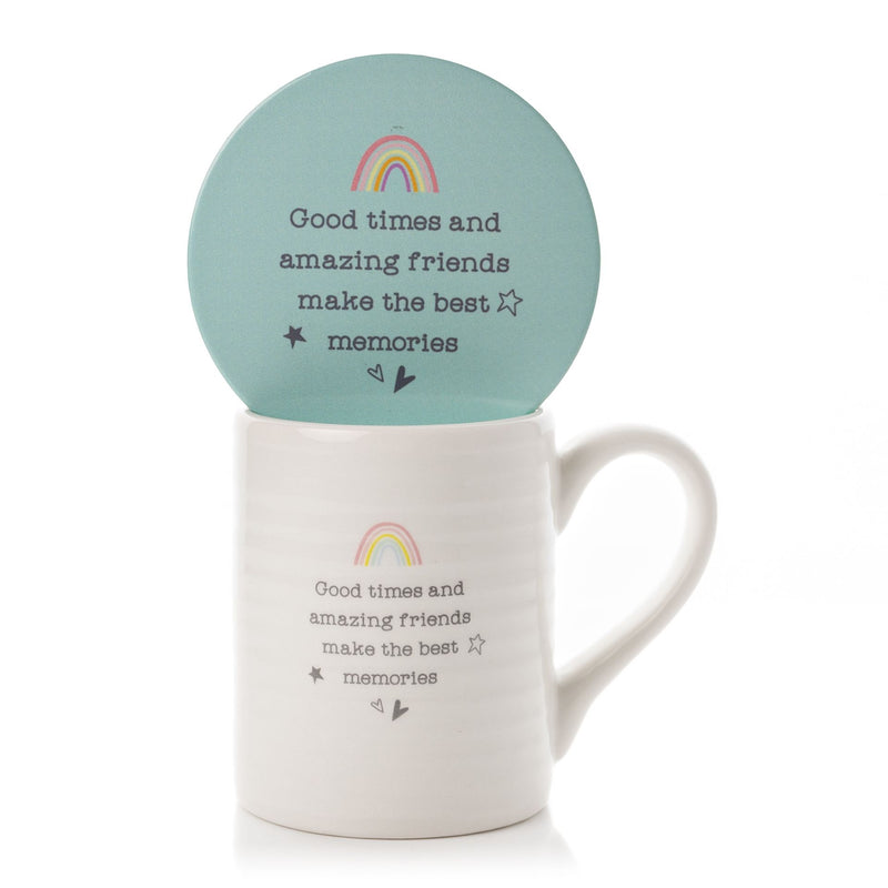AMAZING FRIENDS COASTER & MUG MULVEYS.IE