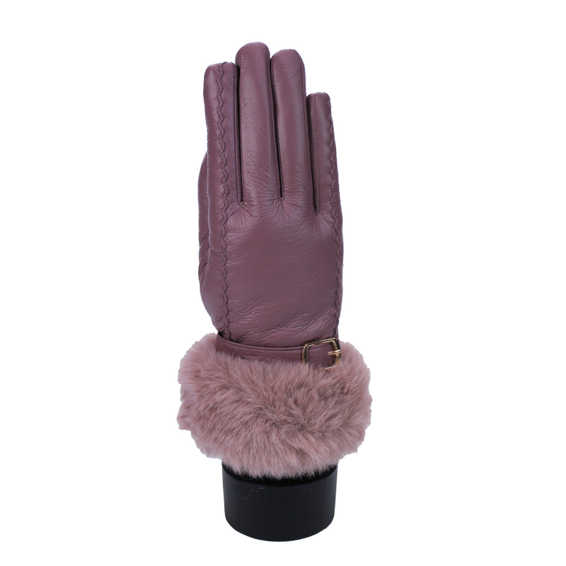 Brandwell Leather Look Damson Gloves mulveys.ie nationwide shipping