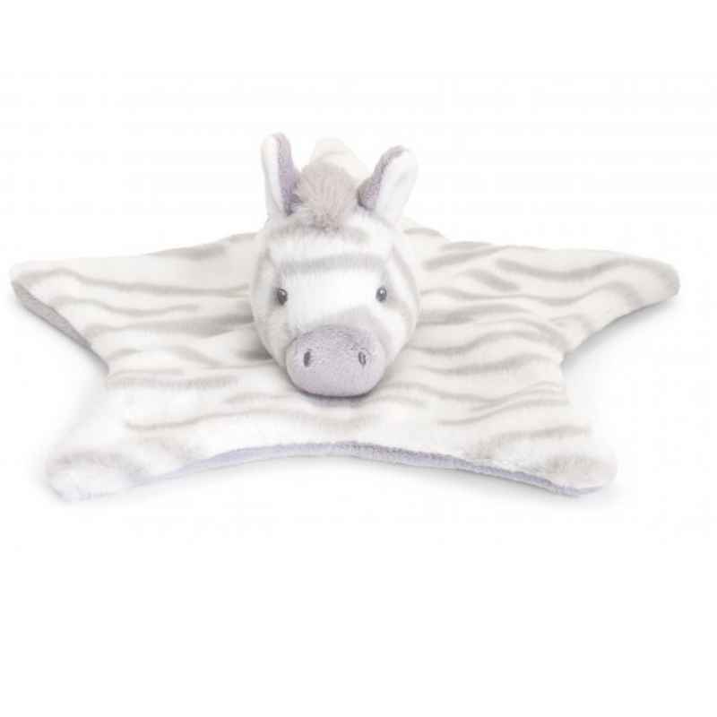 KEELECO BABY CUDDLE ZEBRA PLUSH COMFORTER SOOTHER SECURITY BLANKET mulveys.ie nationwide shipping