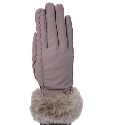 Brandwell Leather Look Mink Gloves M/L MULVEYS.IE NATIONWIDE SHIPPING