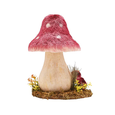COUNTRY LIVING MUSHROOM HOUSE ORNAMENT