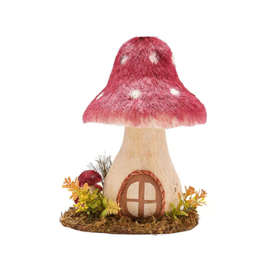 COUNTRY LIVING MUSHROOM HOUSE ORNAMENT. Mulveys.ie