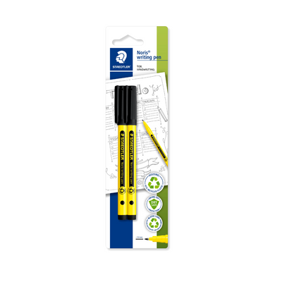 Staedtler NORIS HANDWRITING PEN SET BLACK. Mulveys.ie