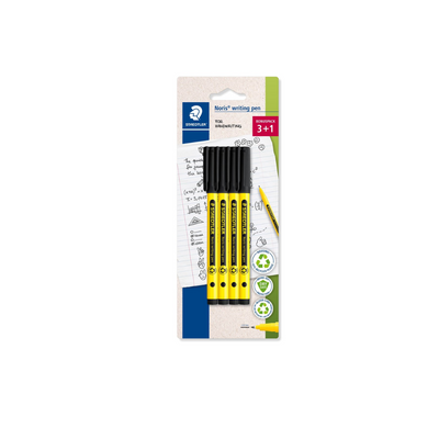 Fineliner Noris writing pen black 4pcs. Mulveys.ie