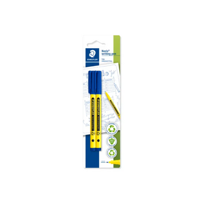Staedtler Noris Handwriting Pen Pack of 2 Blue. Mulveys.ie