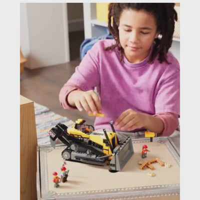 LEGO City Yellow Bulldozer Construction Vehicle Toy 60466