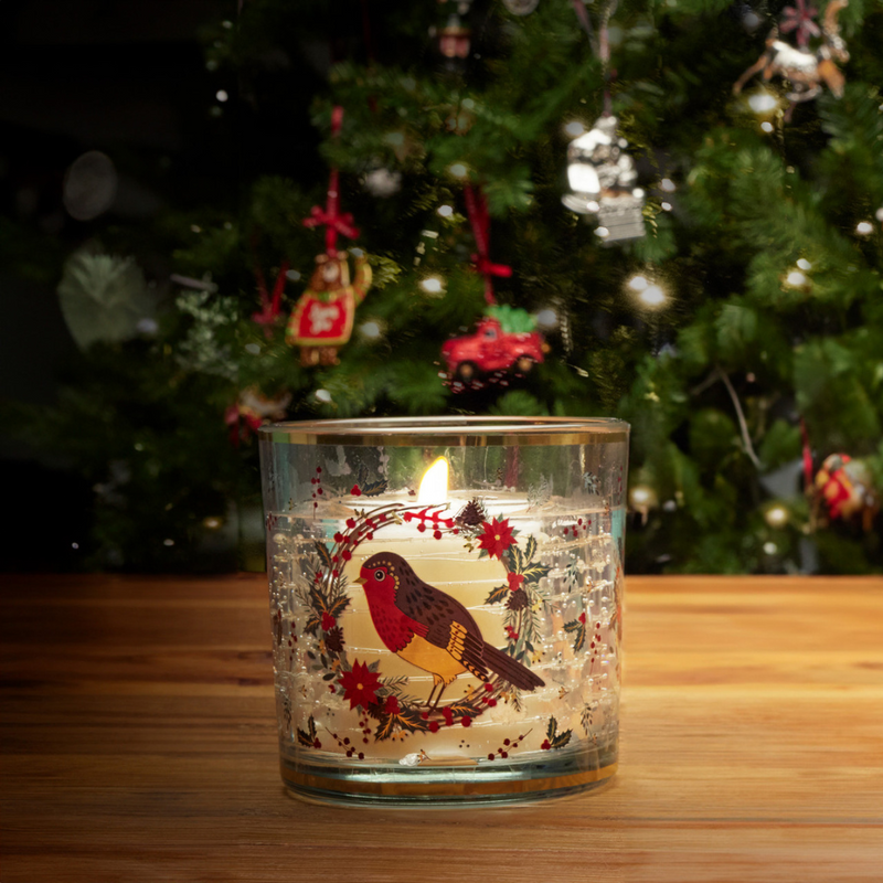 Tipperary Crystal Robin Led Candle mulveys.ie nationwide shipping