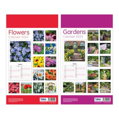 MIDI CALENDAR FLOWERS/GARDEN
