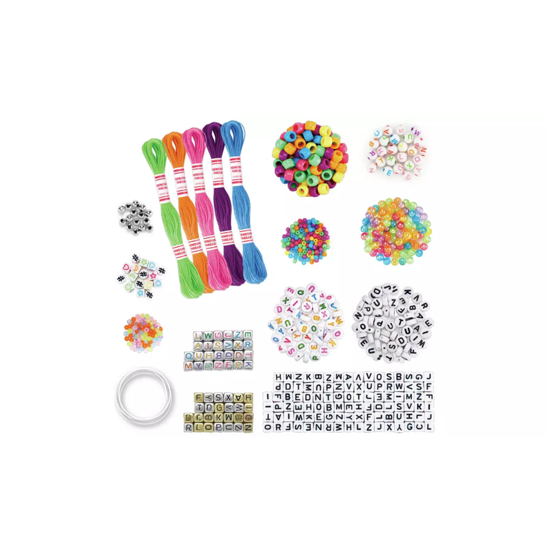 SHIMMER N SPARKLE ABC FASHION BEAD BRACELET