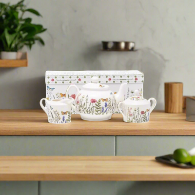EMMA JAMES ROSE 3 PC TEASET. MULVEYS.IE