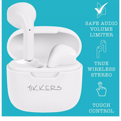 Tikkers Series 10 White Smart Watch and Earbud Set
