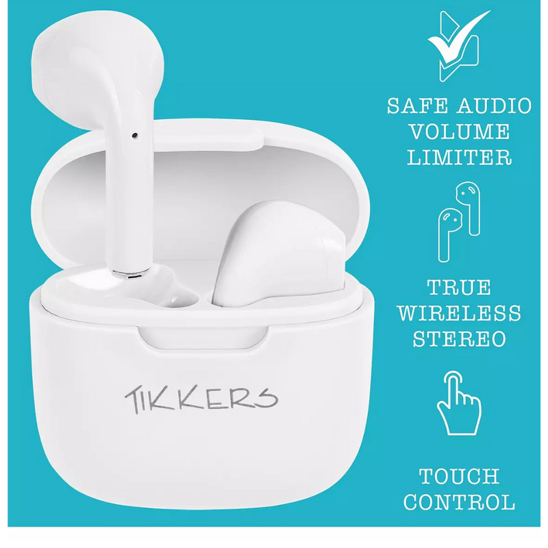Tikkers Series 10 White Smart Watch and Earbud Set