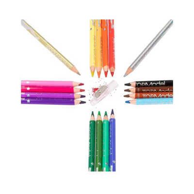 TOP Model 18 Colouring Pencils With Sharpener
