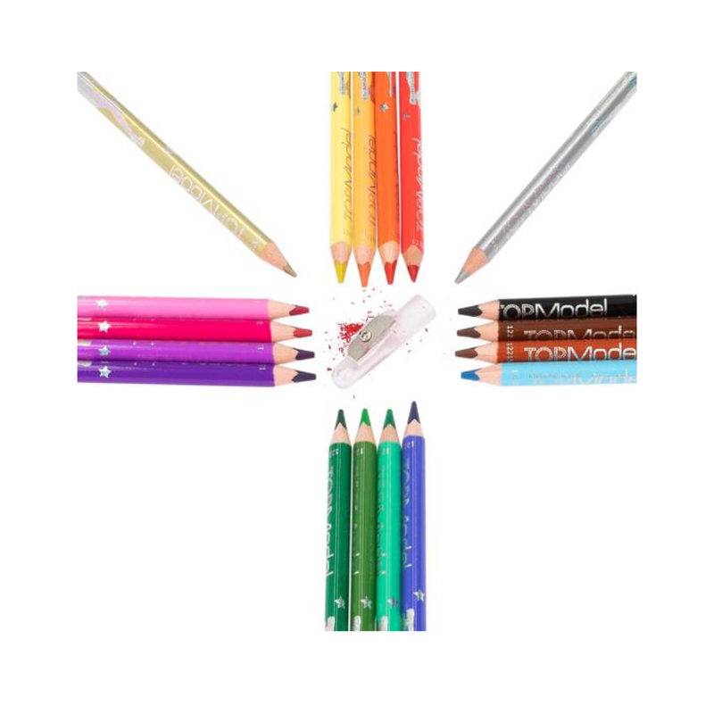 TOP Model 18 Colouring Pencils With Sharpener