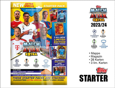 Topps Match Attax Extra 2024 UEFA Champions League 23/24 Starter Pack MULVEYS.IE NATIONWIDE SHIPPING