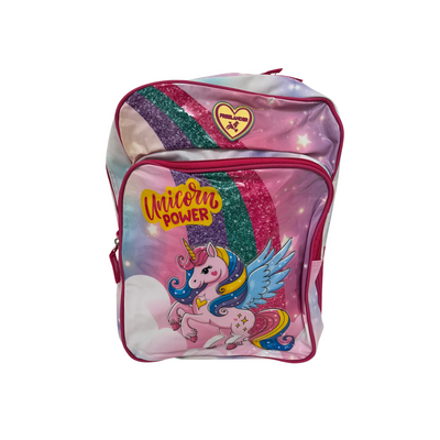 Junior schoolbag Unicorn design. Mulveys.ie