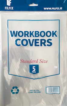 Filfix Workbook Covers Pack of 5 mulveys.ie nationwide shipping