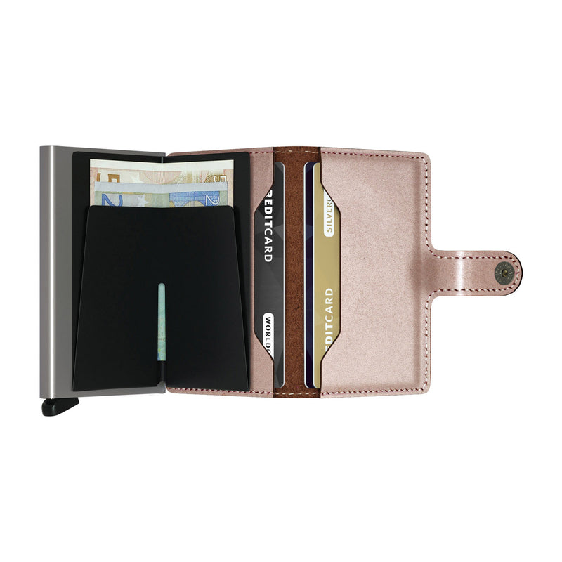 SECRID MINI METALLIC ROSE WALLET