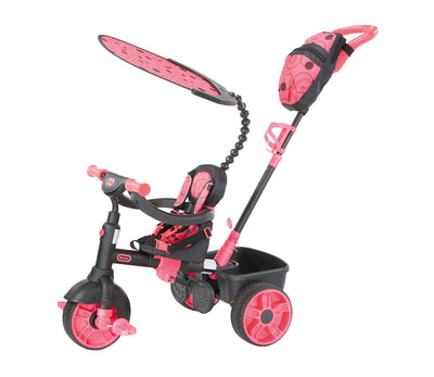 Little Tikes 4-in-1 Deluxe Edition Trike (Neon Pink)Lit