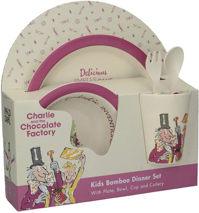 Kid Bamboo Dinner Set Charlie and the Chocolate Factory