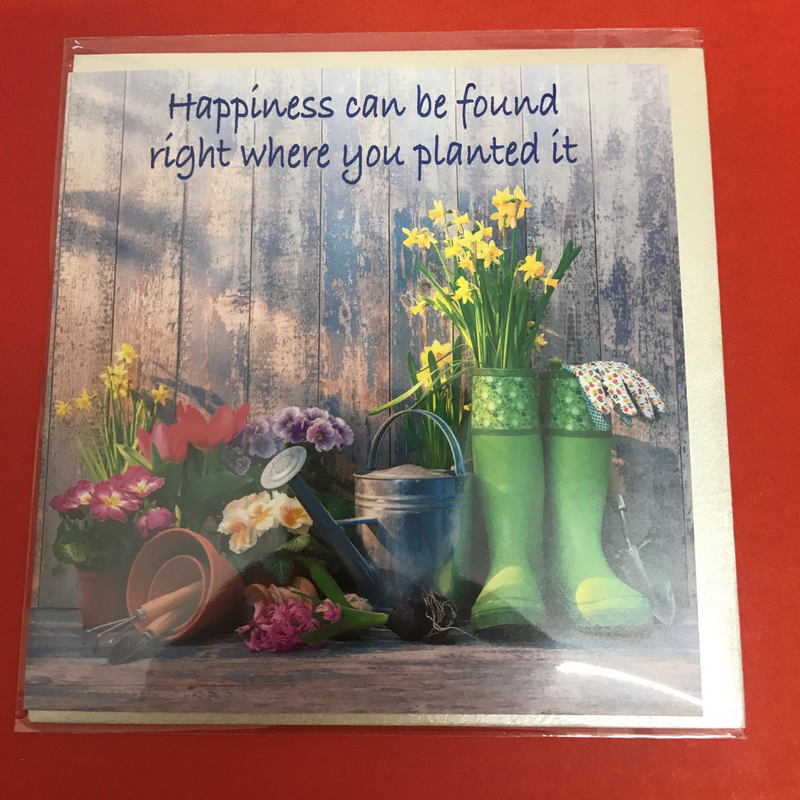 Happiness can be found card by Anon