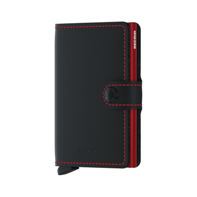 SECRID MINIWALLET BLACK AND RED. MULVEYS.IE