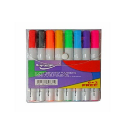WHITEBOARD MARKERS 8 COLOURS mulveys.ie nationwide shipping