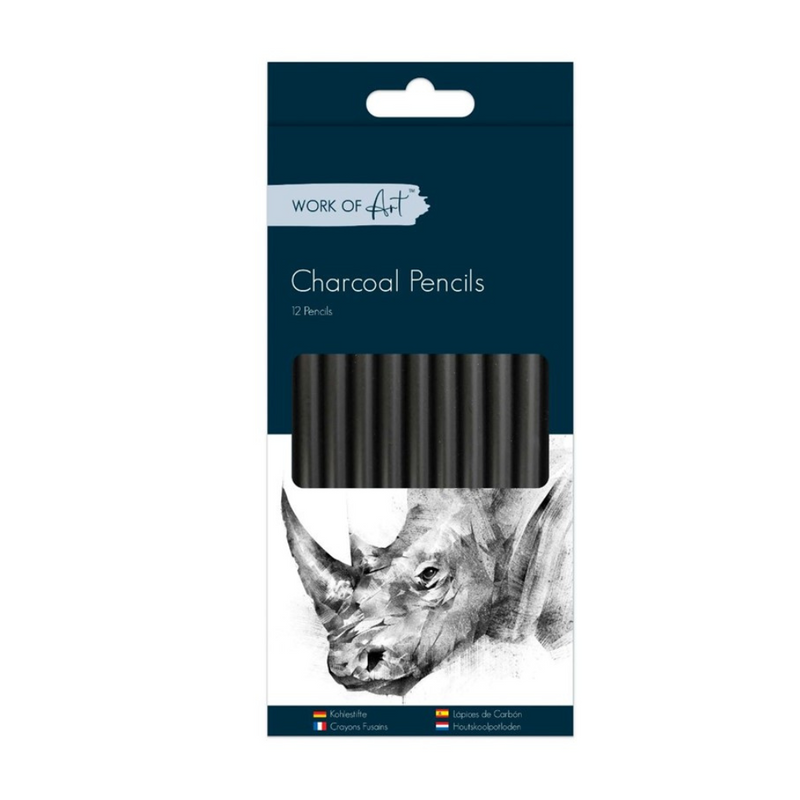 12 Charcoal Pencils mulveys.ie nationwide shipping