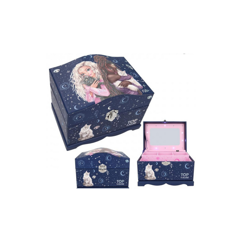 TOPMODEL JEWELLERY BOX WITH LIGHTS MIDNIGHT