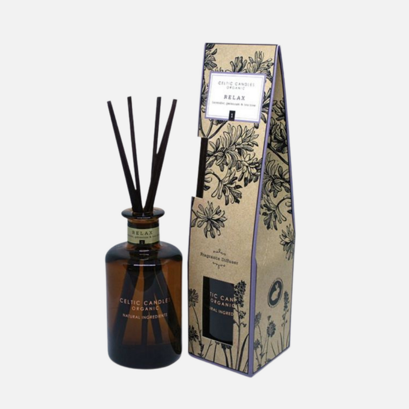 Celtic Candles Organic Range Relax Diffuser mulveys.ie nationwide shipping
