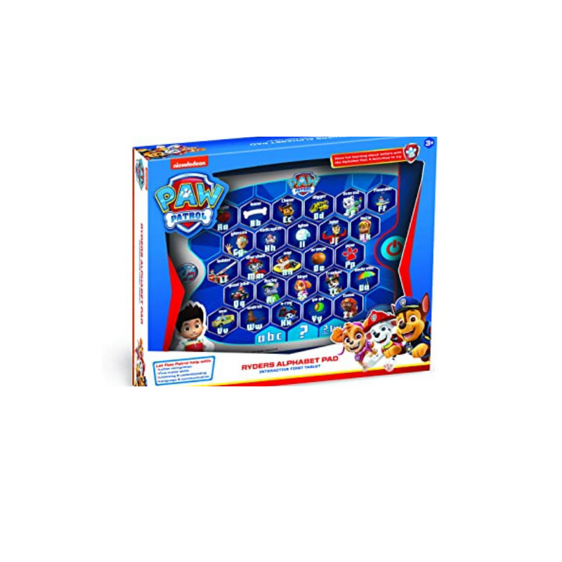 Paw Patrol Ryders Alphabet Tablet mulveys.ie nationwide shipping