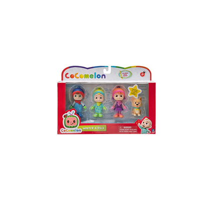 CoComelon 4 Figure Pack (Winter Theme) mulveys.ie nationwide shipping
