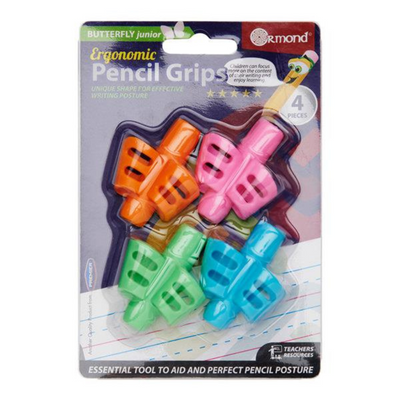 Clever Kidz Card 4 Butterfly Junior Pencil Grips mulveys.ie nationwide shipping
