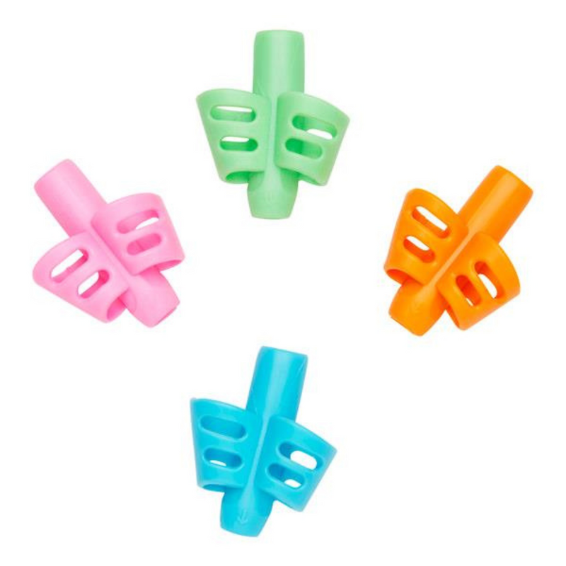 Clever Kidz Card 4 Butterfly Junior Pencil Grips