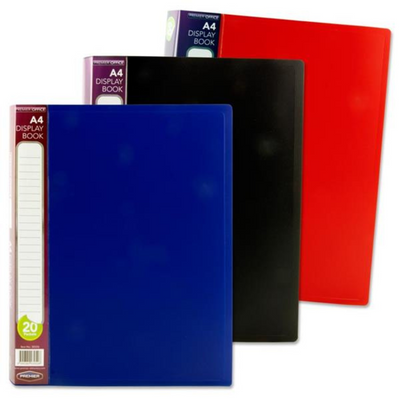 Premier Office A4 20 Pocket Display Book mulveys.ie nationwide shipping